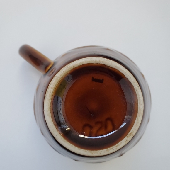 Set of 2 Vintage brown tea cups with saucers - Picture 5 of 8